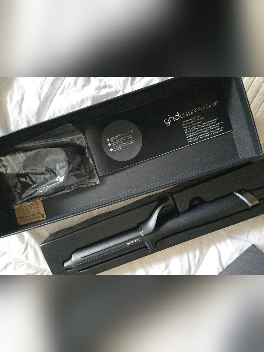 NIB! GHD Chronos Curve Grand Curling Iron